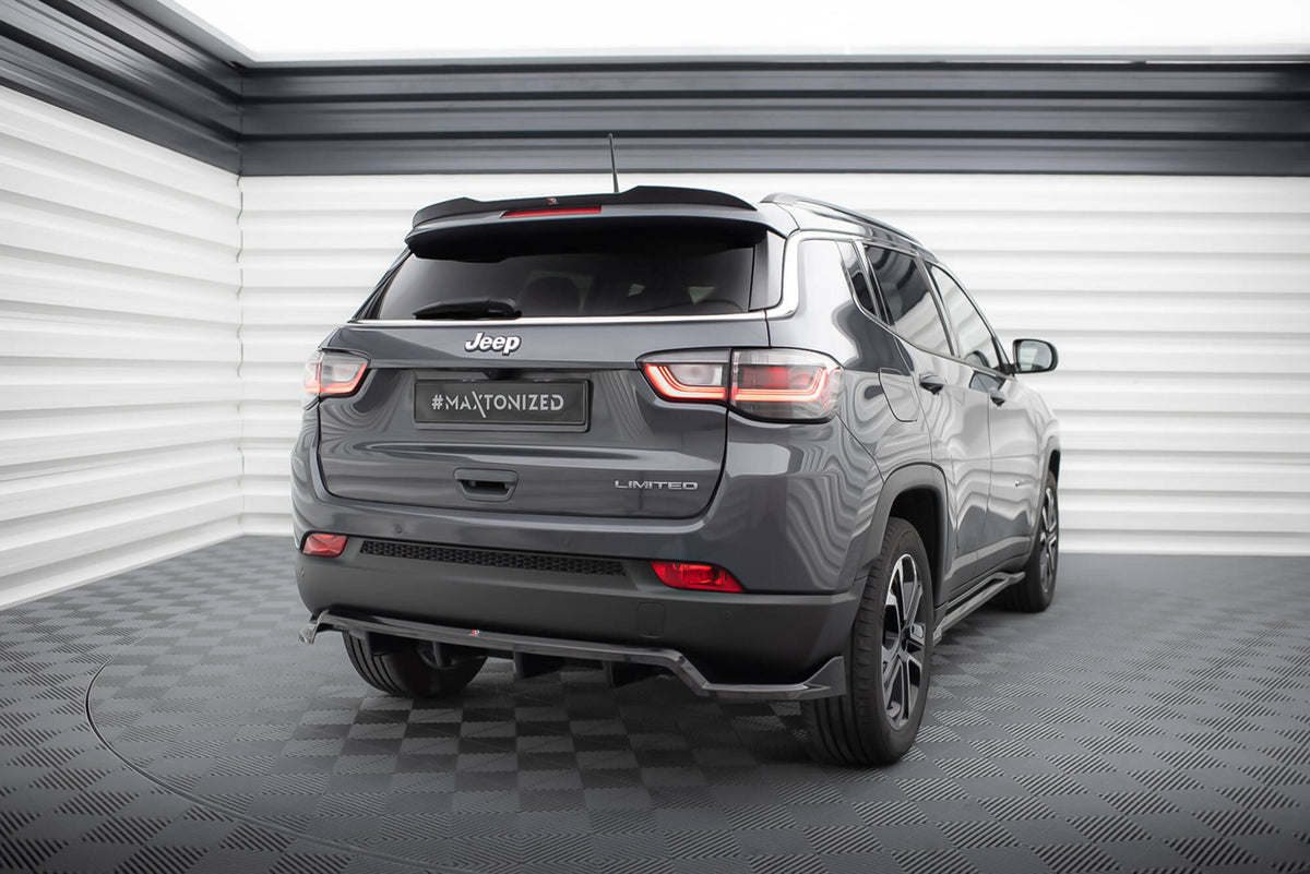 Heckspoiler Lippe Jeep Compass Limited Mk2 Facelift schwarz Hochglanz – Ansicht 3