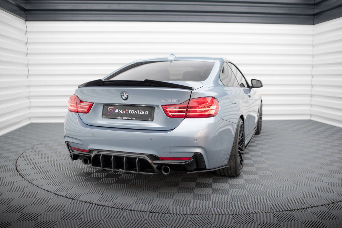 Street Pro Heck Ansatz Flaps Diffusor passend für BMW 4er35i Coupe M-Paket F32 – Ansicht 4