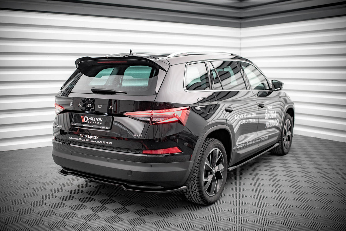 Heckspoiler Lippe Skoda Kodiaq Mk1 Facelift schwarz Hochglanz – Ansicht 1
