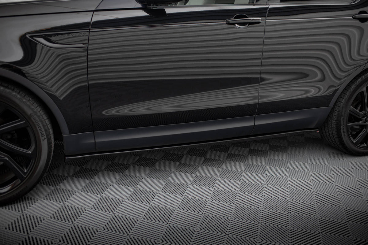 Street+ Seitenschweller Leisten passend für Land Rover Discovery HSE Mk5 Facelift schwarz Hochglanz – Ansicht 3