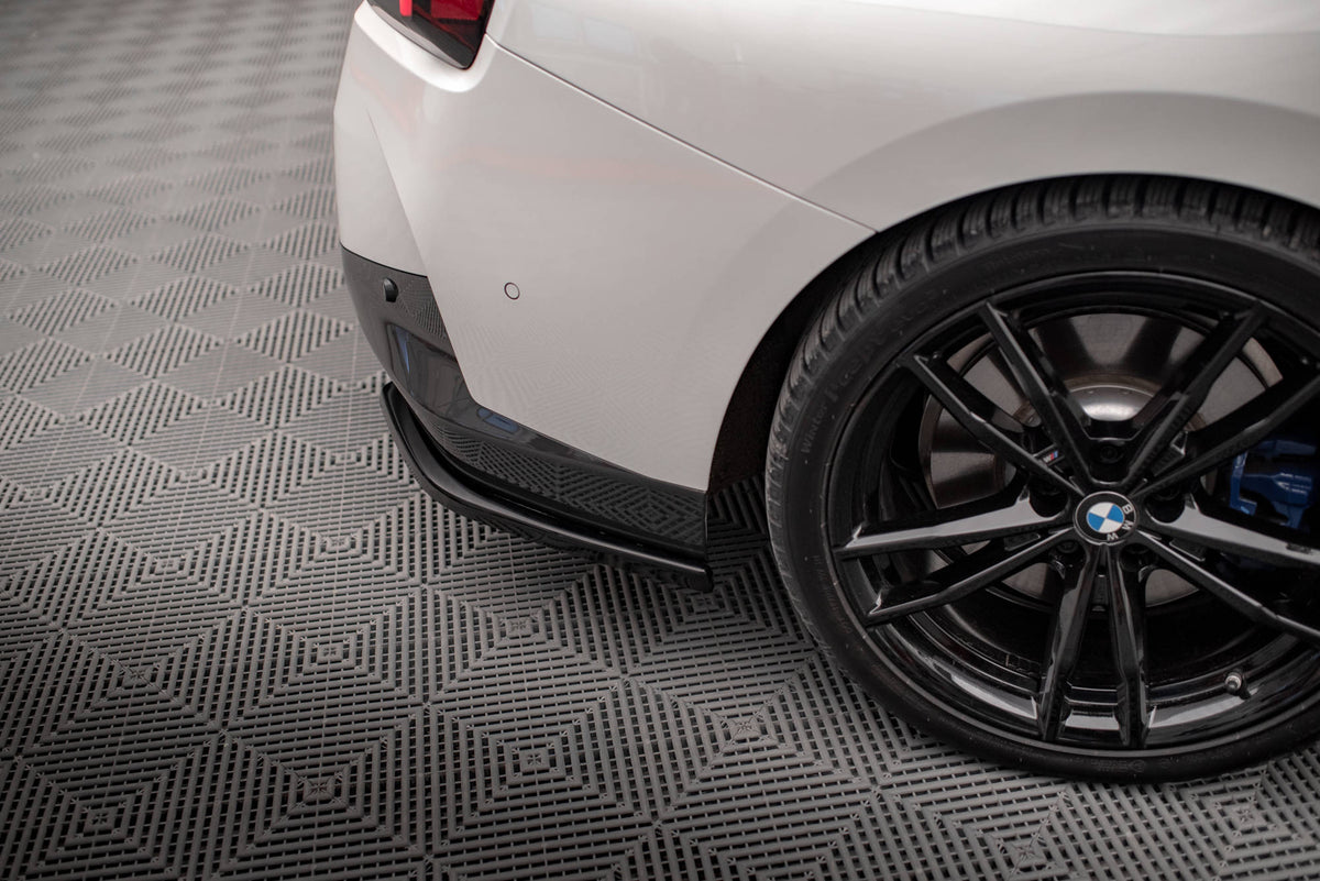 Heck Ansatz Flaps Diffusor V.2 passend für BMW 2 Coupe M-Paket G42 schwarz Hochglanz – Ansicht 4