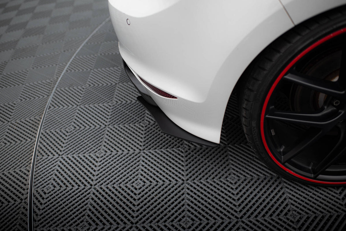 VW GOLF 7 R HATCHBACK Diffusor Heck Ansatz passend für Heckschürze passend für & Heck Ansatz Flaps Diffusor passend für – Ansicht 4