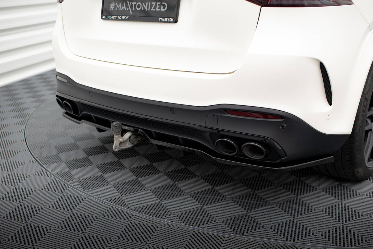 Street+ Mittlerer Diffusor RACE passend für Mercedes-AMG GLE 53 / 63 W167 / W167 Facelift schwarz Hochglanz – Ansicht 1