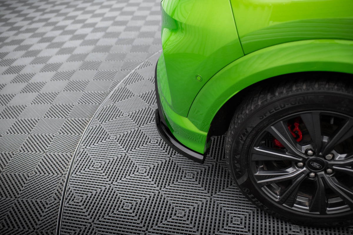 Heck Ansatz Flaps Diffusor passend für Ford Puma ST Mk1 schwarz Hochglanz – Ansicht 4