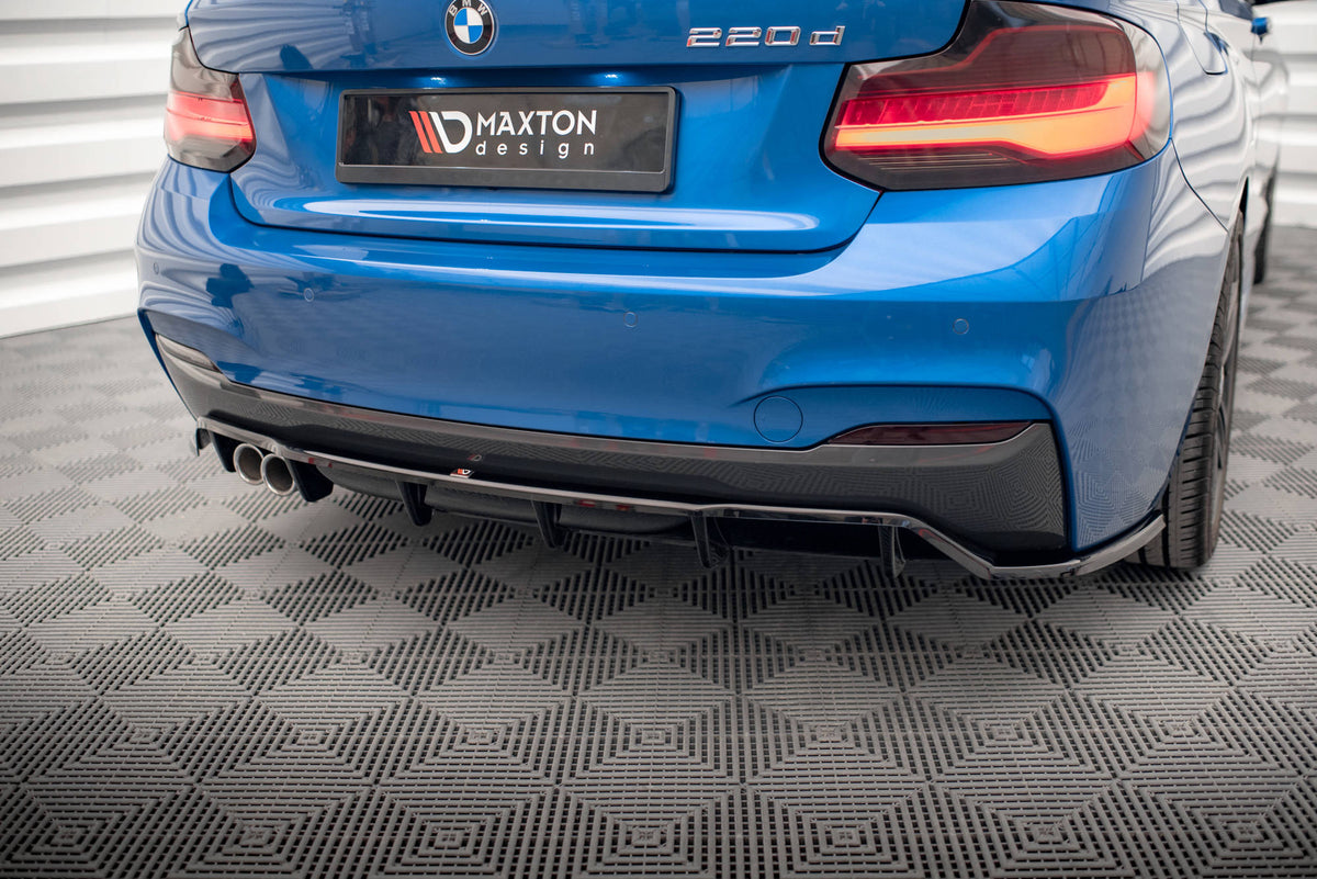 Street+ Mittlerer Diffusor RACE passend für BMW 2 M-Paket F22 schwarz Hochglanz – Ansicht 5