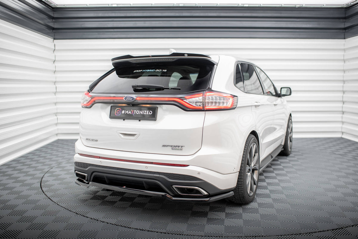 Street+ Mittlerer Diffusor RACE passend für Ford Edge Sport Mk2 schwarz Hochglanz – Ansicht 1