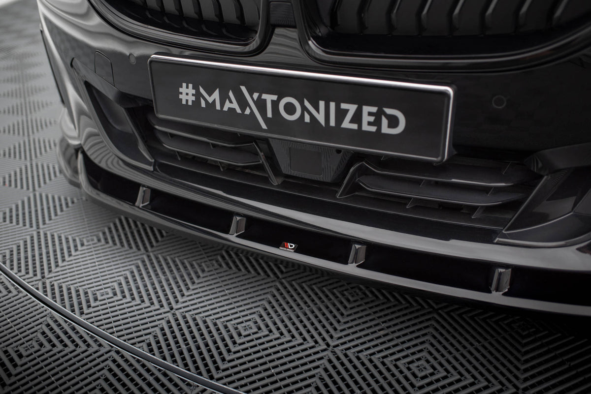 Street+ Spoilerlippe Front Ansatz V.3 passend für BMW 2 Coupe G42 schwarz Hochglanz – Ansicht 4