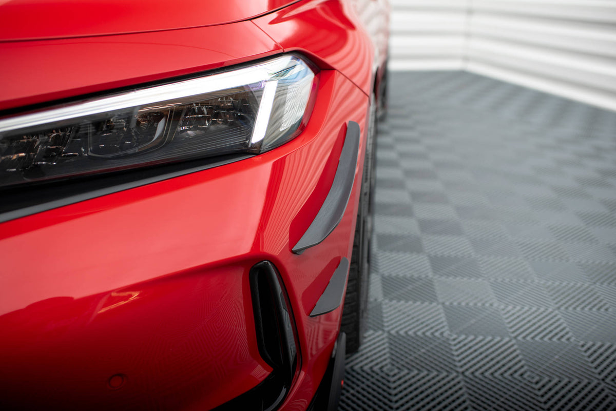 Stoßstangen Flaps Wings vorne Canards passend für Honda Civic Type-R Mk 11 – Ansicht 3