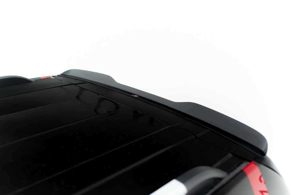 Heckspoiler Lippe Ford Tourneo Courier Mk2 schwarz Hochglanz – Ansicht 1