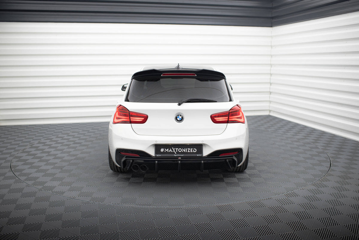 Diffusor Heck Ansatz V.3 passend für BMW 1er M-Paket F20 Facelift (Doppelauspuff li.) – Ansicht 1