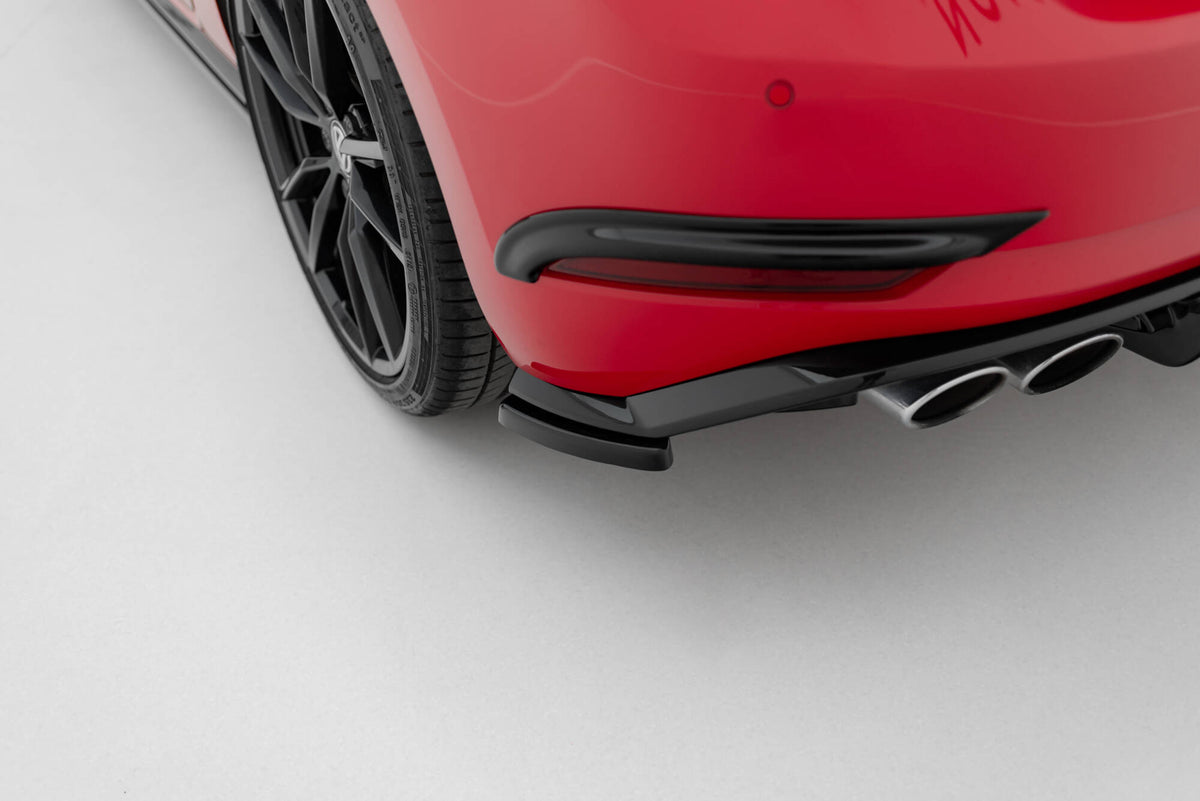 Heck Ansatz Flaps Diffusor passend für VW Golf Hatchback R / R-Line Mk7 Facelift – Ansicht 4