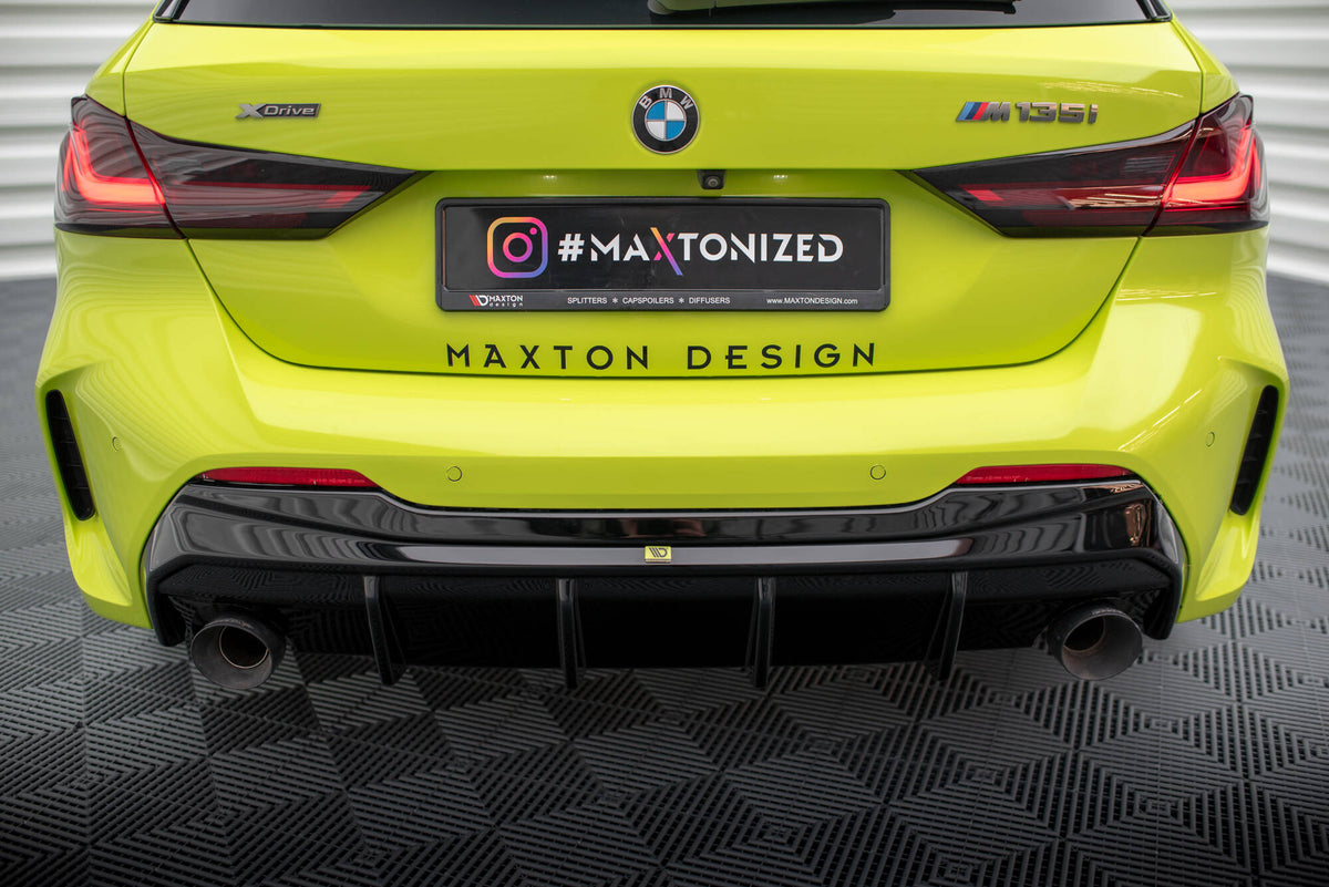 Diffusor Heck Ansatz V.3 passend für BMW 1er F40 M-Paket/ M135i / 128ti (Einzelauspuff li. re.) – Ansicht 5