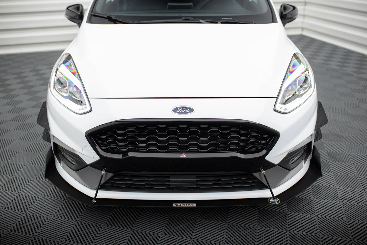 Stoßstangen Flaps Wings vorne Canards passend für Ford Fiesta Mk8 ST/ ST-Line – Ansicht 4