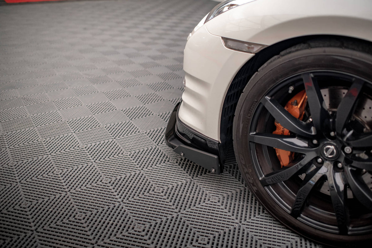 Street+ Spoilerlippe Front Ansatz + Flaps passend für Nissan GTR R35 Facelift – Ansicht 4