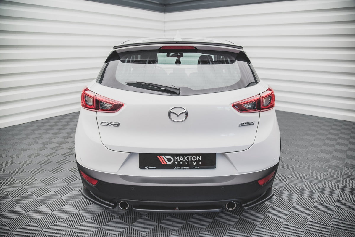 Heckansatz Mazda CX-3 schwarz Hochglanz – Ansicht 3