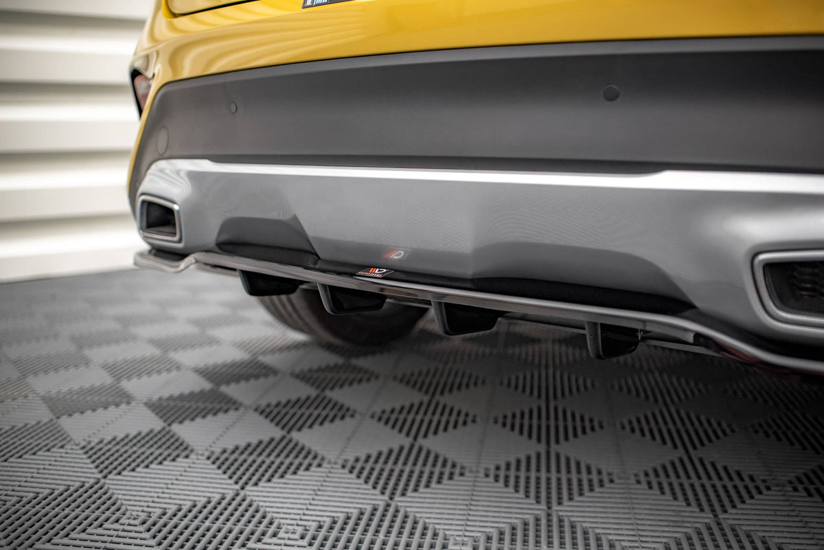 Street+ Mittlerer Diffusor RACE passend für Kia XCeed Mk1 schwarz Hochglanz – Ansicht 1