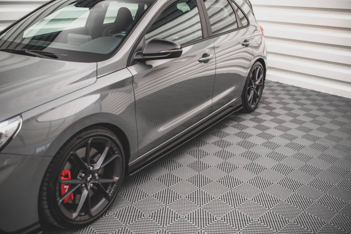 Street Pro Street+ Seitenschweller Leisten V.2 passend für Hyundai I30 N / N-Line Hatchback / Fastback Mk3 / Mk3 Facelift – Ansicht 1