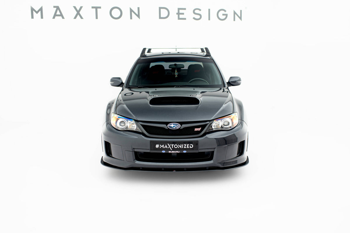 Street Pro Street+ Spoilerlippe Front Ansatz passend für Subaru Impreza WRX STI Mk3 Facelift – Ansicht 1