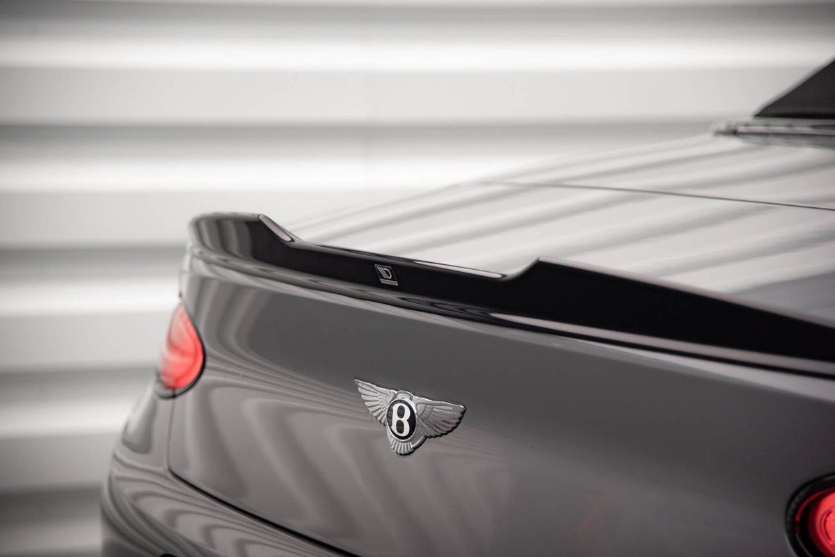 3D Heckspoiler Lippe Bentley Continental Convertible GT Mk3 schwarz Hochglanz – Ansicht 5