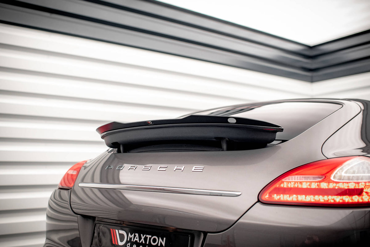 Heckspoiler Lippe Porsche Panamera / Panamera Diesel 970 schwarz Hochglanz – Ansicht 5