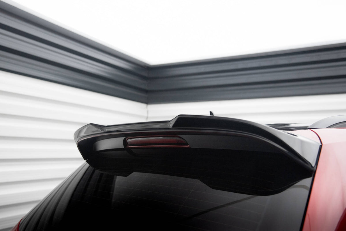 Heckspoiler Lippe 3D Seat Tarraco FR Mk1 / VW Tiguan R / R-Line Mk2 / Mk2 Facelift schwarz Hochglanz – Ansicht 3
