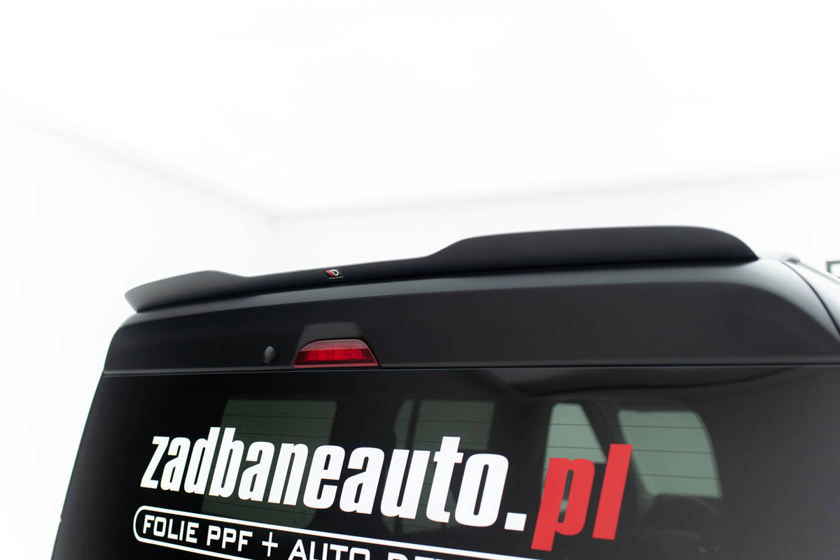 Heckspoiler Lippe Ford Tourneo Courier Mk2 schwarz Hochglanz – Ansicht 4