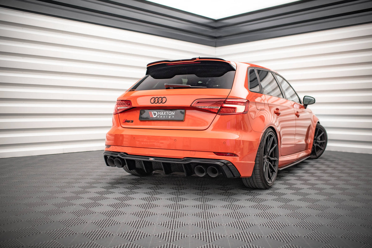 Diffusor Heck Ansatz V.2 passend für Audi RS3 Sportback 8V Facelift – Ansicht 1