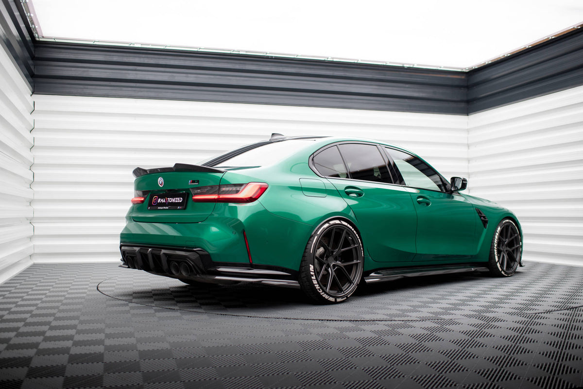 Prepreg Carbon Fiber Heck Ansatz Flaps Diffusor passend für BMW M3 Limousine / Touring G80 / G81 – Ansicht 6