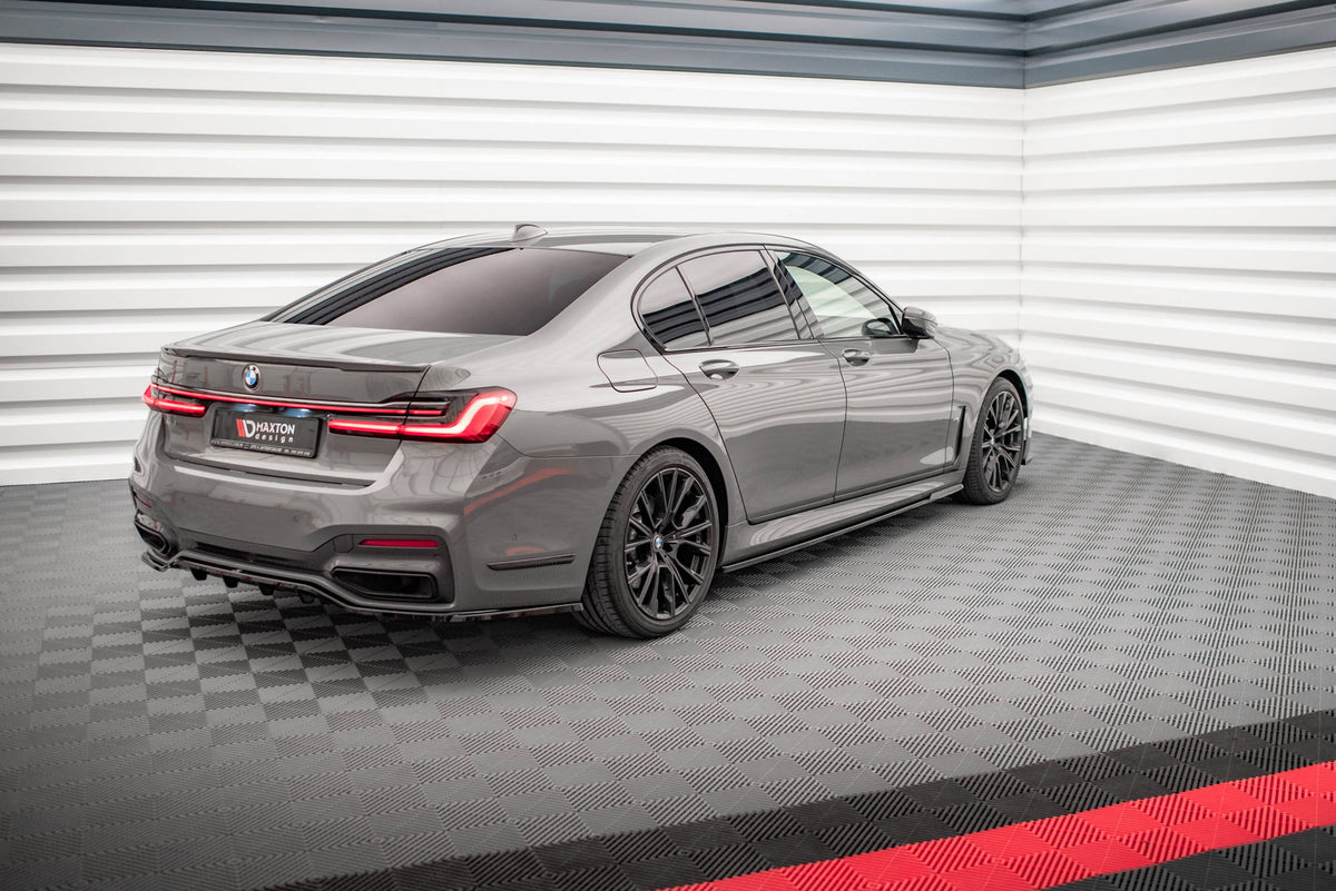 Street+ Seitenschweller Leisten passend für V.1 passend für BMW 7 M-Paket G11  schwarz Hochglanz – Ansicht 3
