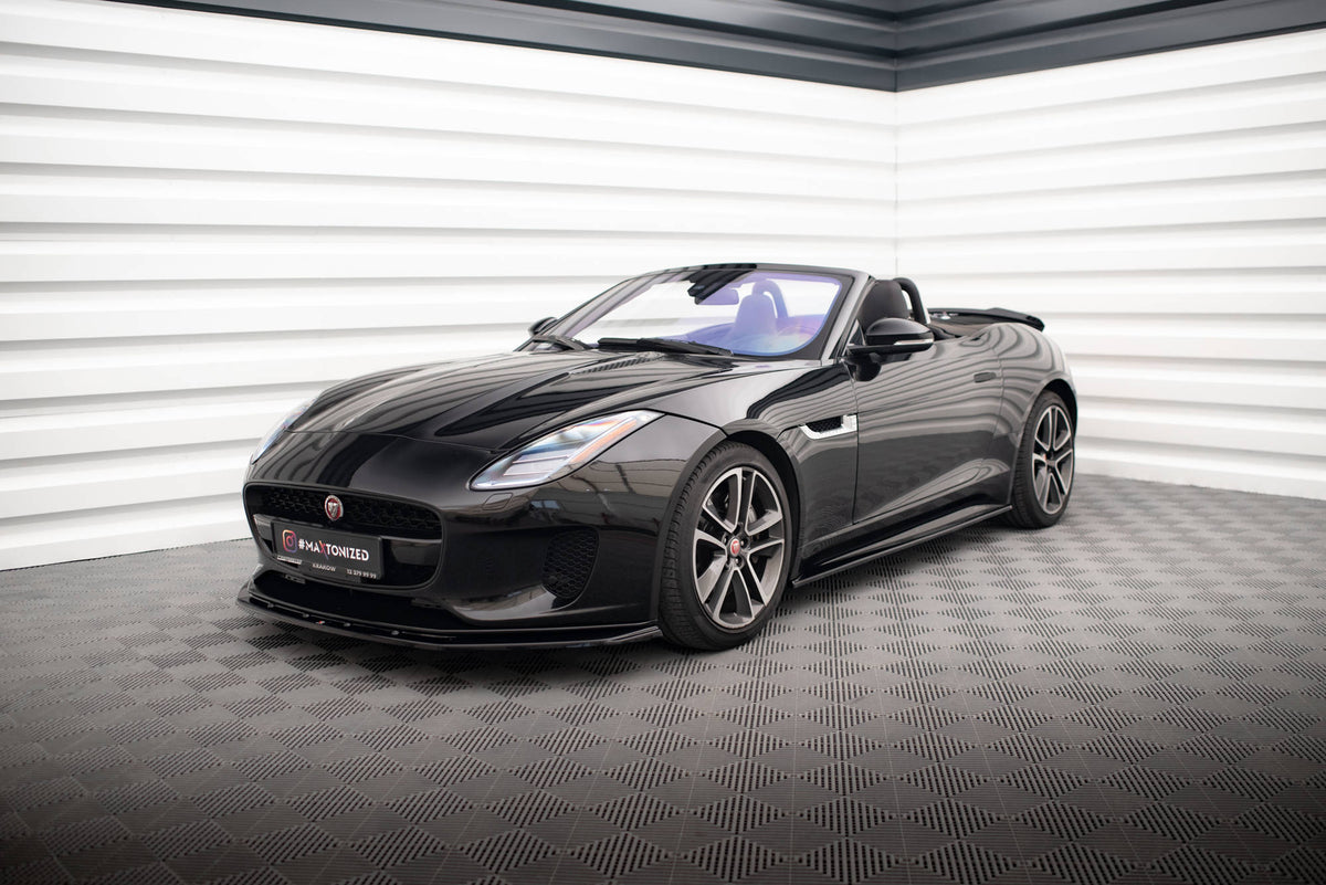 Street+ Seitenschweller Leisten passend für Jaguar F-Type X152 /X152 Facelift schwarz Hochglanz – Ansicht 3