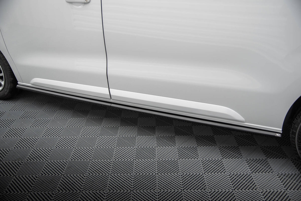 Street+ Seitenschweller Leisten passend für Peugeot Expert l2 /l3 Mk3 schwarz Hochglanz – Ansicht 4