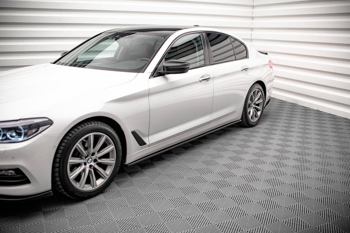 Street+ Seitenschweller Leisten passend für BMW 5er G30 / G31 schwarz Hochglanz – Ansicht 3