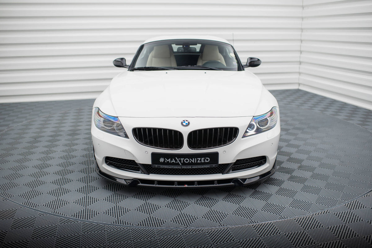 Street+ Spoilerlippe Front Ansatz V.2 passend für BMW Z4 E89 schwarz Hochglanz – Ansicht 1