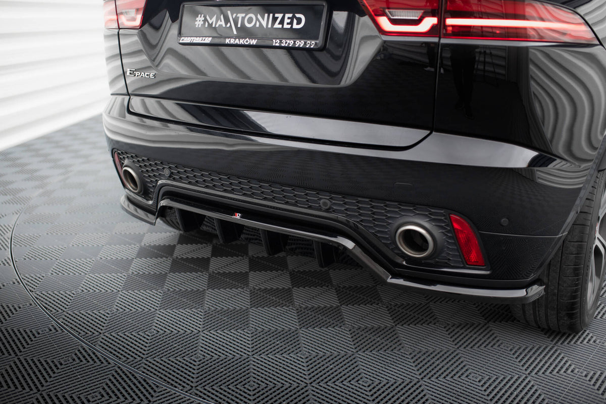 Street+ Mittlerer Diffusor RACE passend für Jaguar E-Pace R-Dynamic Mk1 schwarz Hochglanz – Ansicht 1