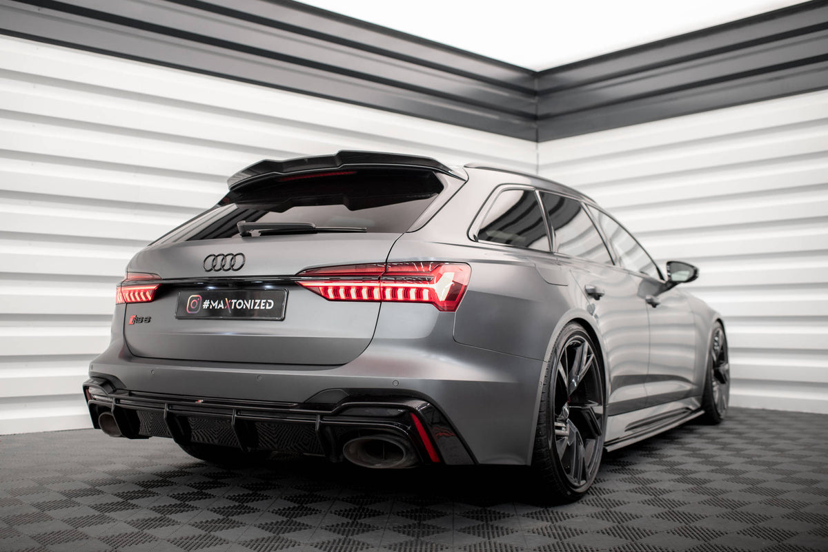 Set of Carbon Fiber Splitters Audi RS6 C8 schwarz matt – Ansicht 9