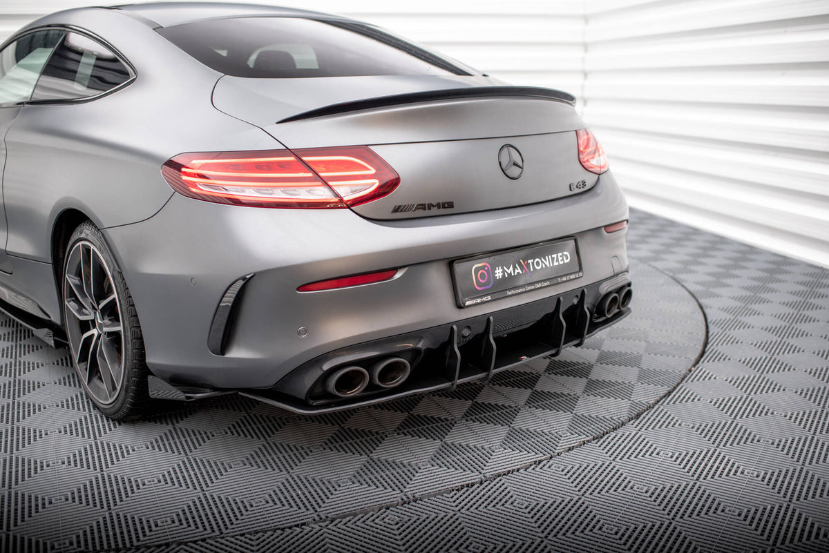 Street Pro Heckschürze passend für Mercedes-AMG C43 Coupe / Cabrio C205  Facelift / A205 Facelift – Ansicht 1