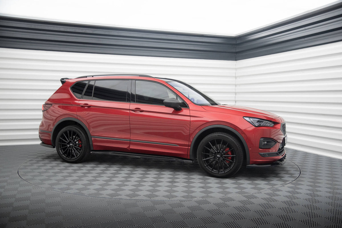 Street+ Seitenschweller Leisten passend für Seat Tarraco FR Mk1 schwarz Hochglanz – Ansicht 3
