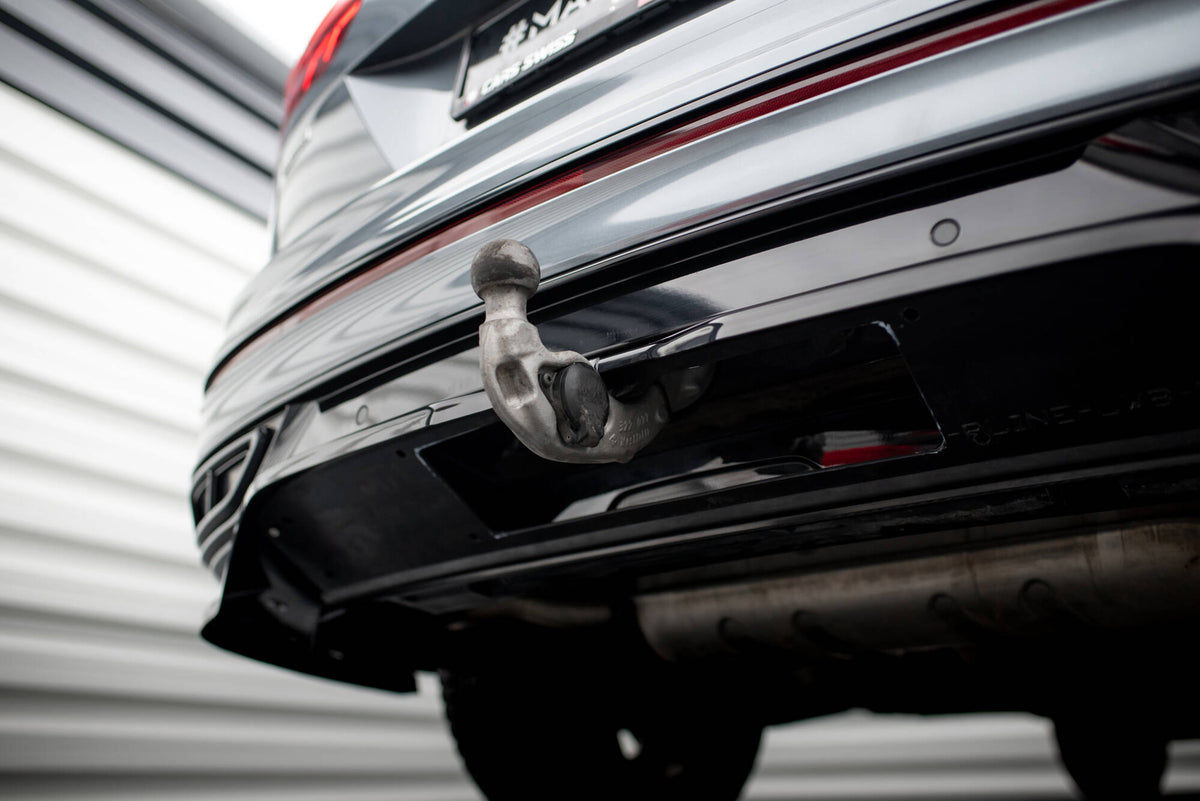 Street+ Mittlerer Diffusor RACE passend für VW Tiguan Allspace R-Line Mk2 Facelift schwarz Hochglanz – Ansicht 6