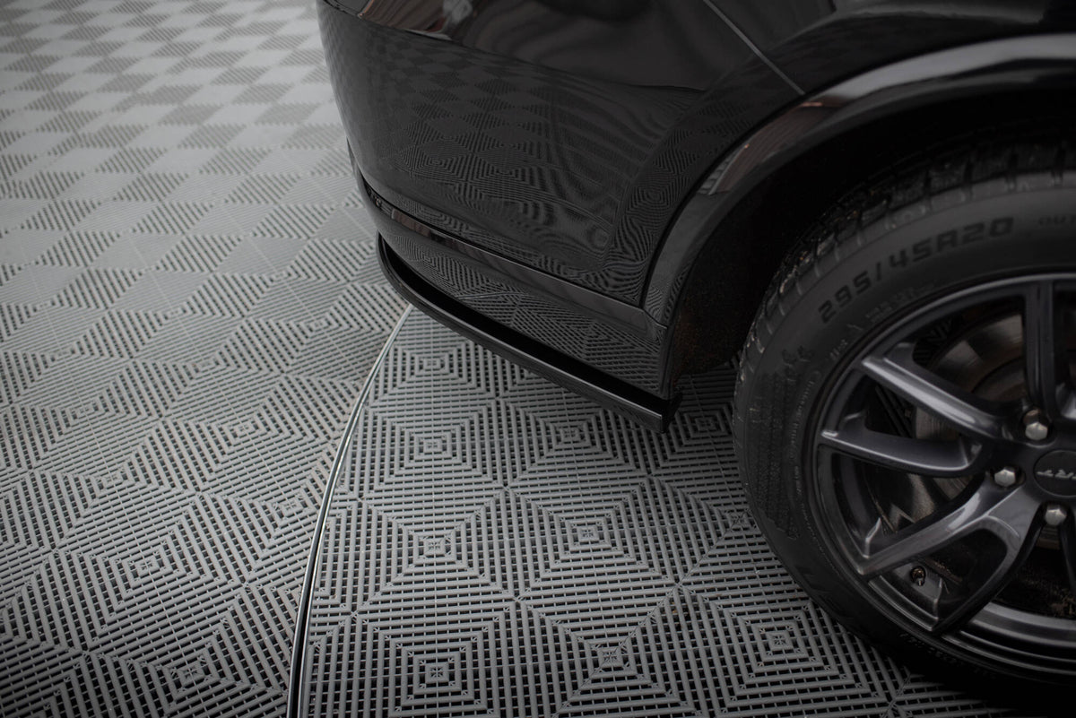 Heck Ansatz Flaps Diffusor passend für Dodge Durango SRT Mk3  schwarz Hochglanz – Ansicht 4