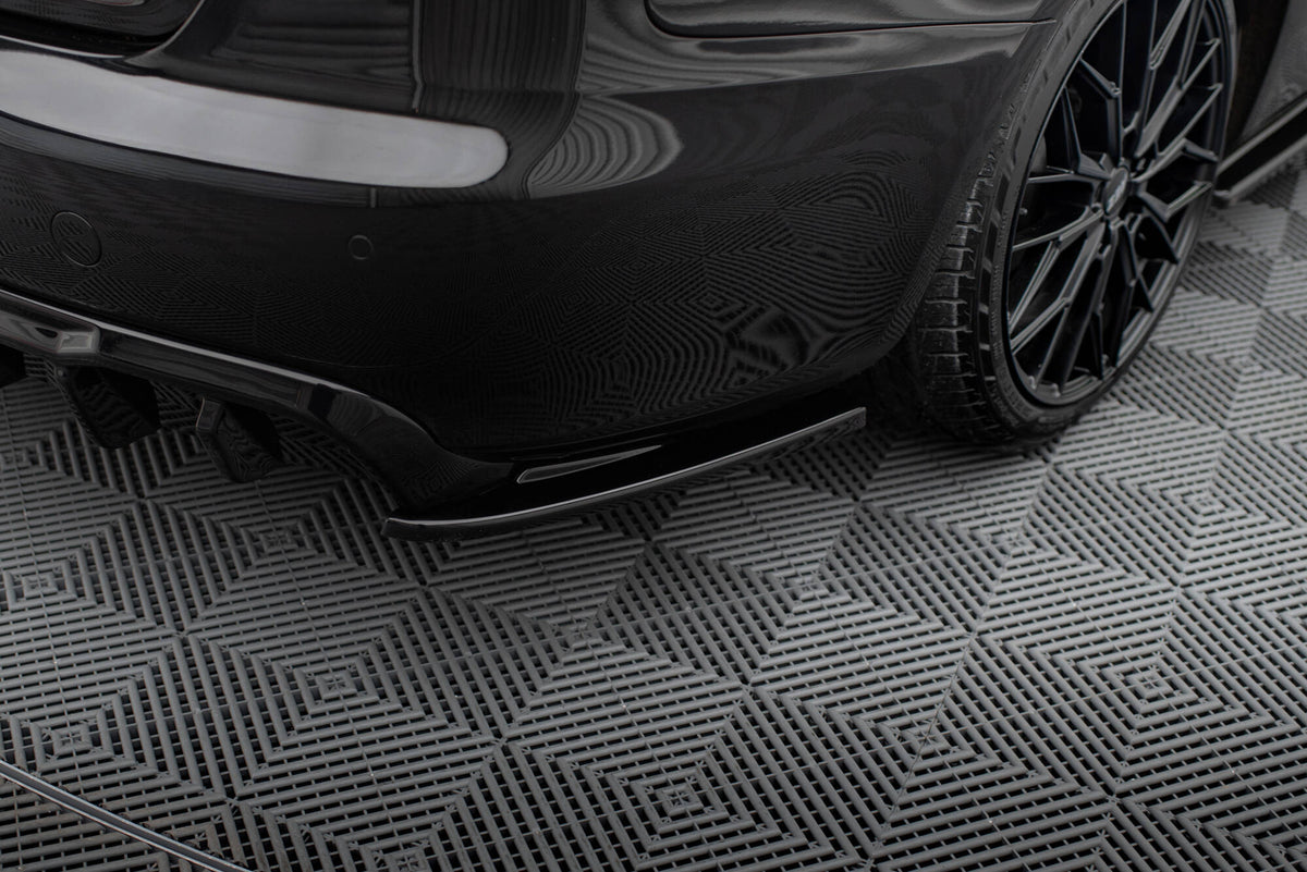 Heck Ansatz Flaps Diffusor V.2 passend für Audi A4 B8 schwarz Hochglanz – Ansicht 3