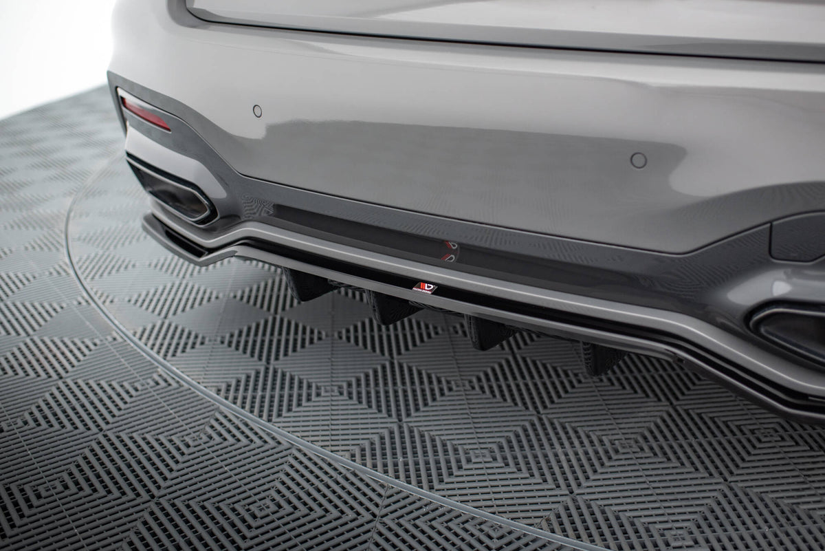 Street+ Mittlerer Diffusor RACE V.2 passend für BMW 7 M-Paket G11 / G12 Facelift schwarz Hochglanz – Ansicht 6