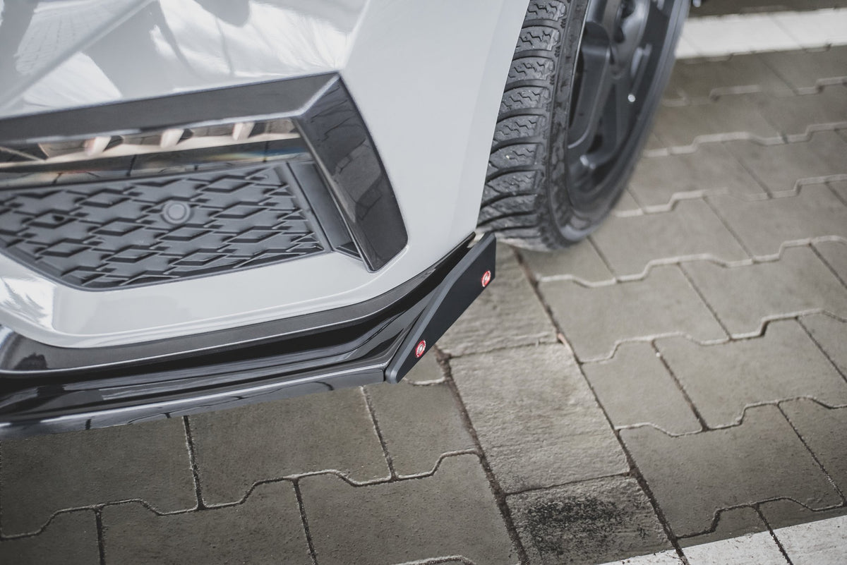 Street+ Spoilerlippe Front Ansatz V.2 + Flaps passend für Skoda Octavia RS Mk4 – Ansicht 5