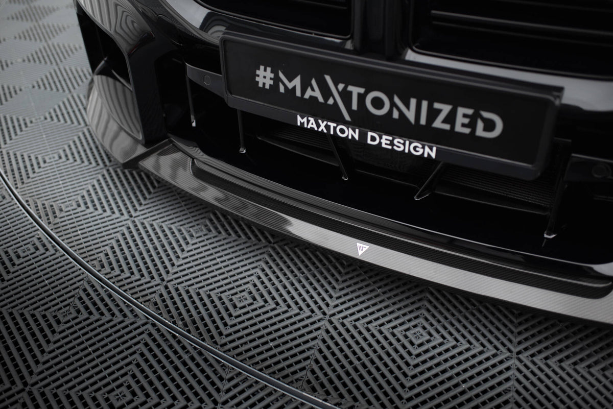 Prepreg Carbon Fiber Street+ Spoilerlippe Front Ansatz V.1 passend für BMW M2 G87 – Ansicht 3