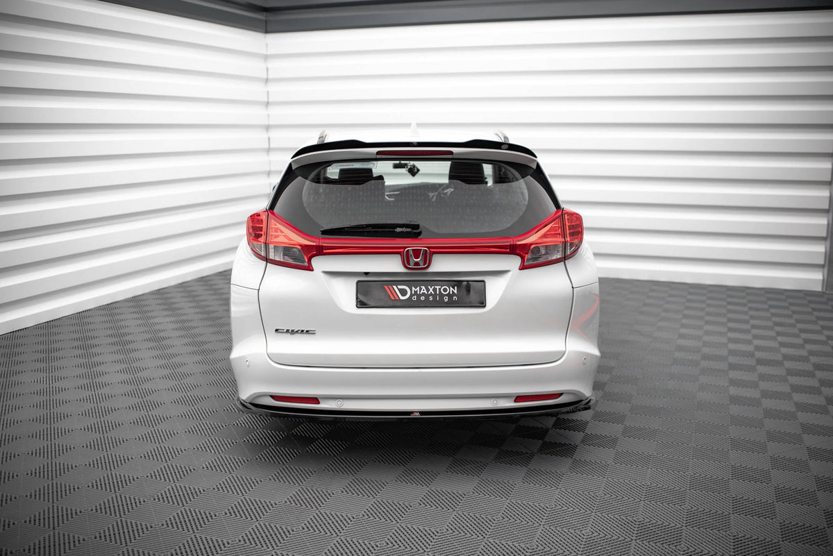 Heckansatz Honda Civic Tourer Mk9 schwarz Hochglanz – Ansicht 1