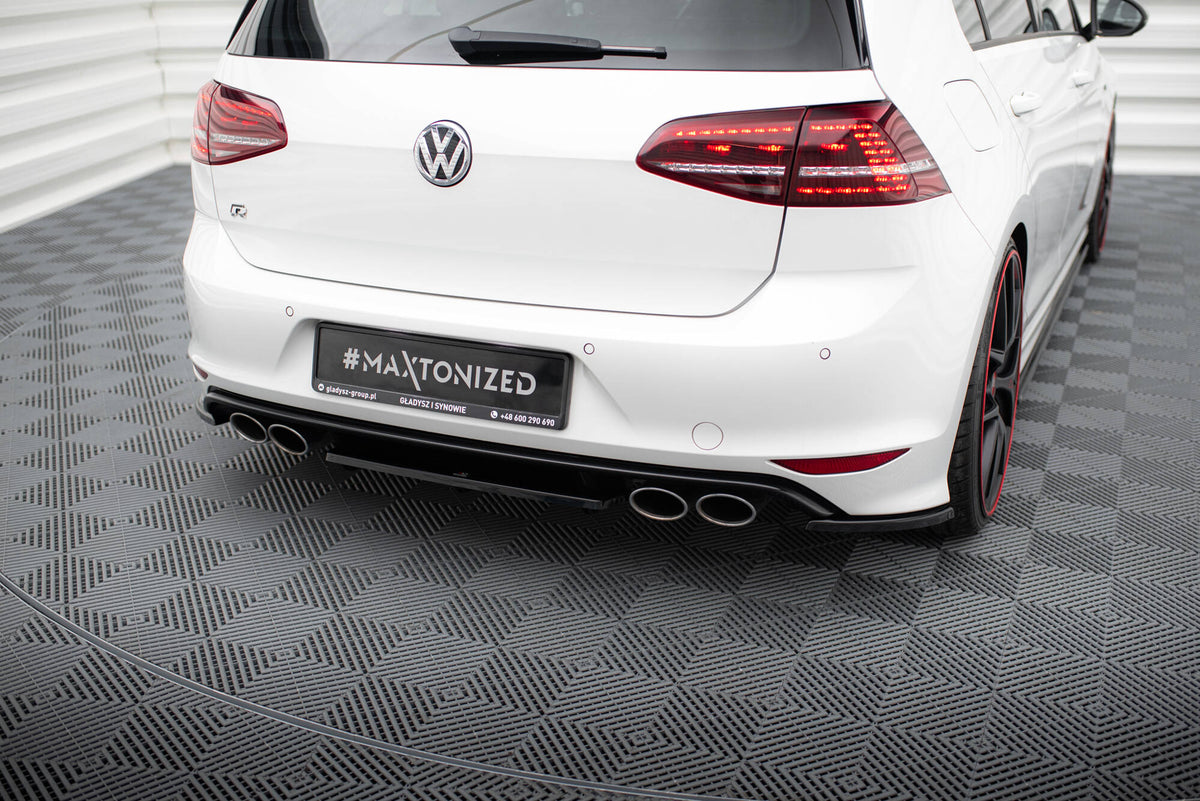 Heckansatz VW GOLF 7 R im DTM LOOK schwarz Hochglanz – Ansicht 4