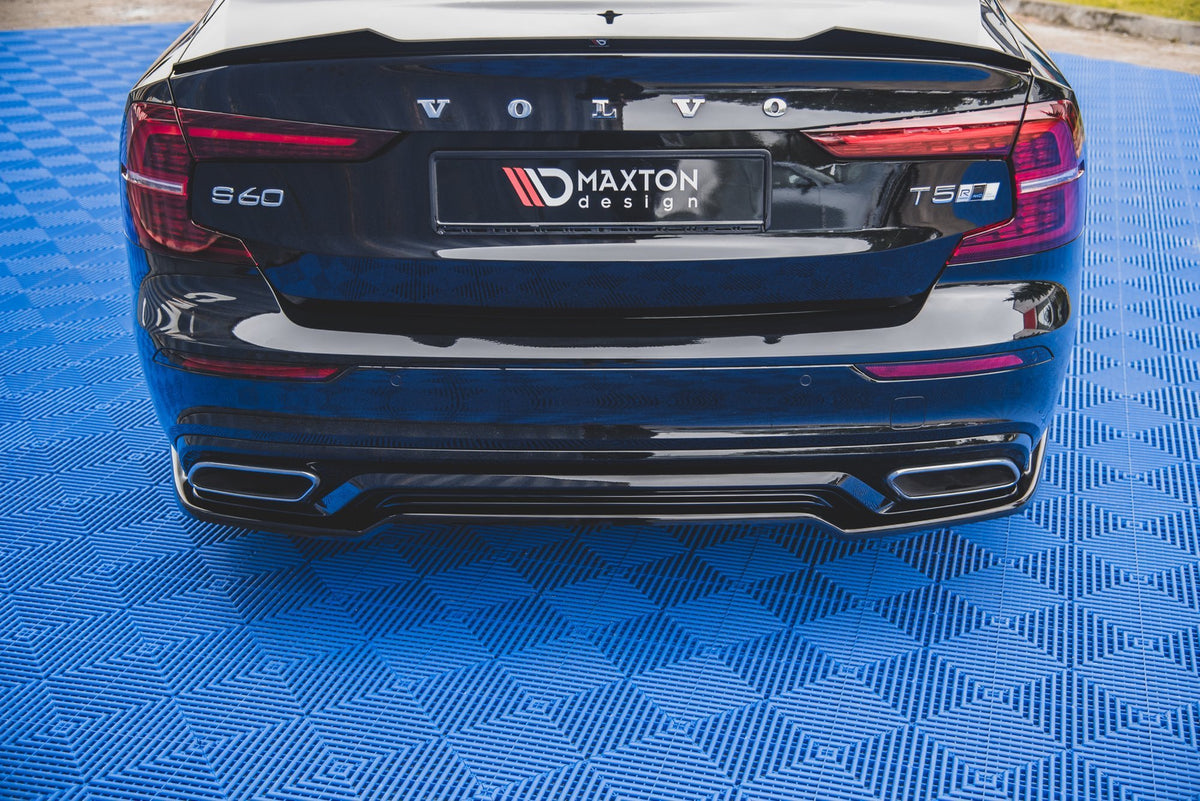 Heckansatz Volvo S60/V60 R-Design Mk3 schwarz Hochglanz – Ansicht 4