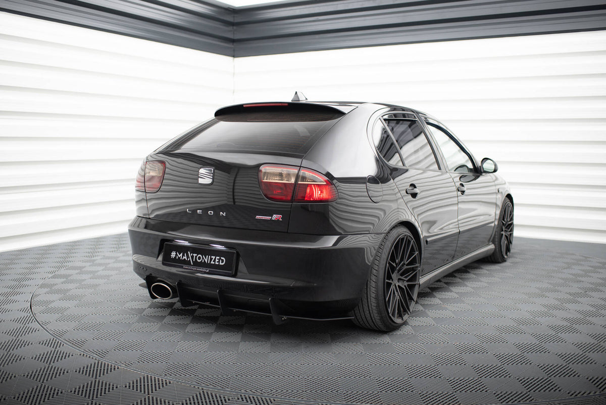 Diffusor Heck Ansatz passend für Heckschürze passend für Seat Leon Mk1 Cupra – Ansicht 1
