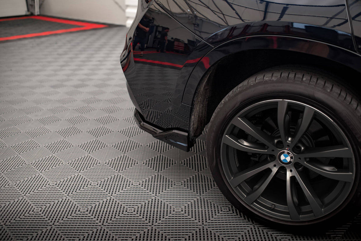 Street+ Mittlerer Diffusor RACE passend für BMW X6 M-Paket F16 schwarz Hochglanz – Ansicht 4