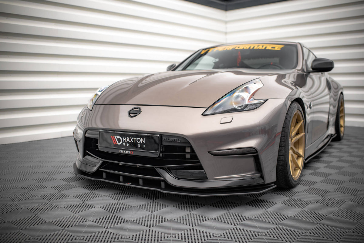 Street Pro Street+ Spoilerlippe Front Ansatz passend für Nissan 370Z Nismo Facelift – Ansicht 4