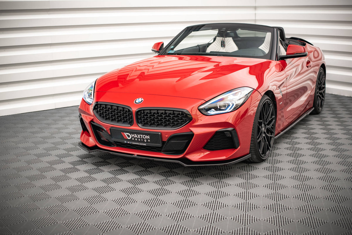 Street+ Spoilerlippe Front Ansatz V.2 passend für BMW Z4 M40i / M-Paket G29 schwarz Hochglanz – Ansicht 3